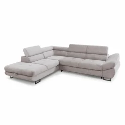 Schlafsofas|Sofas & Couches| Ecksofa Fabio Hellgrau