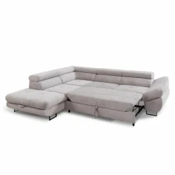 Schlafsofas|Sofas & Couches| Ecksofa Fabio Hellgrau