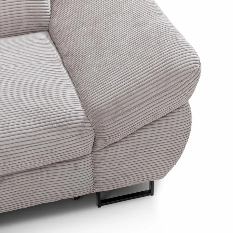 Schlafsofas|Sofas & Couches| Ecksofa Fabio Hellgrau