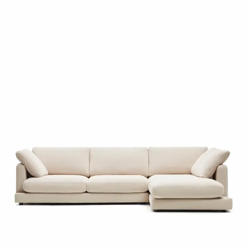 Kave Home Sofas & Couches-Ecksofa Gala Beige