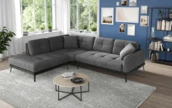 Sofas & Couches|SOMETA Ecksofa Giovanni Anthrazit / Charcoal