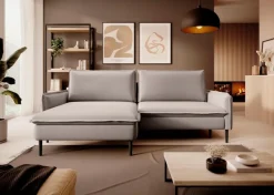 Schlafsofas|Schlafsofas| Ecksofa Glossy II Dove