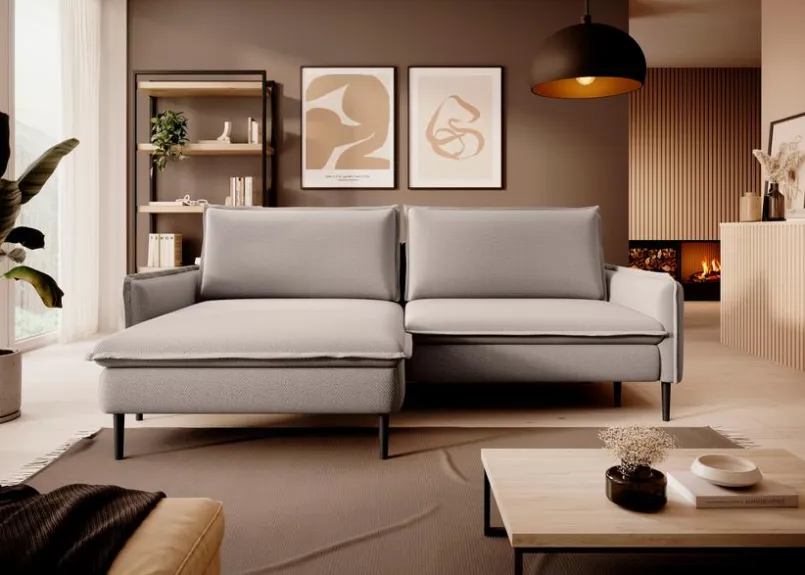 Schlafsofas|Schlafsofas| Ecksofa Glossy II Dove