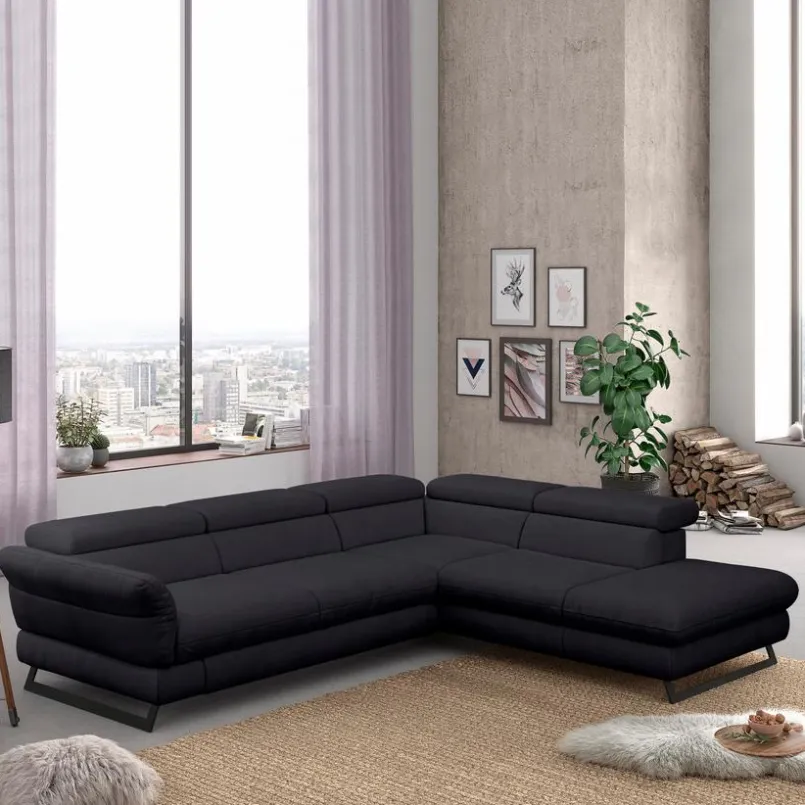 Schlafsofas|Schlafsofas|COTTA Ecksofa Haiti Black