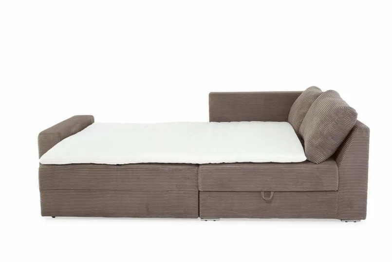 Schlafsofas|Schlafsofas-Ecksofa Janis Taupe