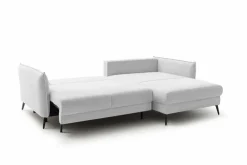 SOMETA Schlafsofas|Schlafsofas-Ecksofa Janus de Luxe Silver
