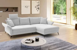 SOMETA Schlafsofas|Schlafsofas-Ecksofa Janus de Luxe Silver