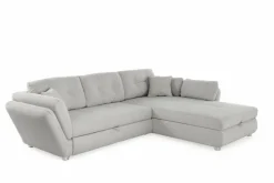 Schlafsofas|Schlafsofas-Ecksofa Jengen Grau