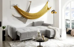 Schlafsofas|Schlafsofas| Ecksofa Joni Grau