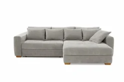Schlafsofas|Schlafsofas-Ecksofa Kampen Hellgrau