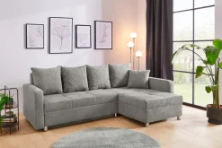 Schlafsofas|Schlafsofas-Ecksofa Kappeln Grau