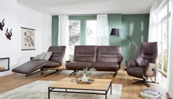 himolla Sofas & Couches-Ecksofa Karlsfeld Dunkelbraun