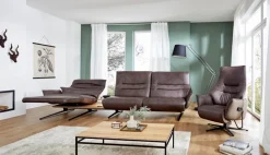 himolla Sofas & Couches-Ecksofa Karlsfeld Dunkelbraun