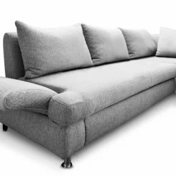 Schlafsofas|Sofas & Couches-Ecksofa Leo Grau