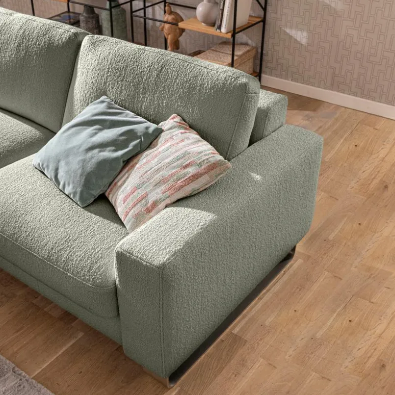 Segmüller Werkstätten Sofas & Couches-Ecksofa Lipari Grün