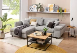 filippo Schlafsofas|Schlafsofas-Ecksofa Livorno Mittelgrau