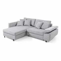 filippo Schlafsofas|Schlafsofas-Ecksofa Livorno Mittelgrau