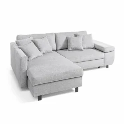 filippo Schlafsofas|Schlafsofas-Ecksofa Livorno Mittelgrau