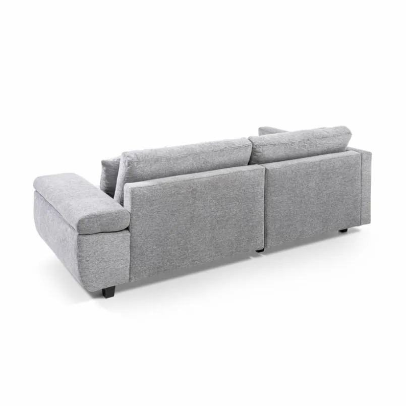 filippo Schlafsofas|Schlafsofas-Ecksofa Livorno Mittelgrau