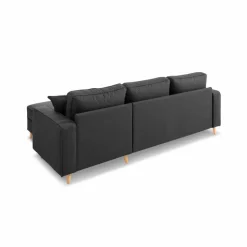 Schlafsofas|Schlafsofas-Ecksofa Lyon Dunkelgrau