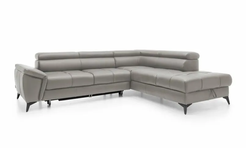 Schlafsofas|Schlafsofas| Ecksofa Mocca Grau