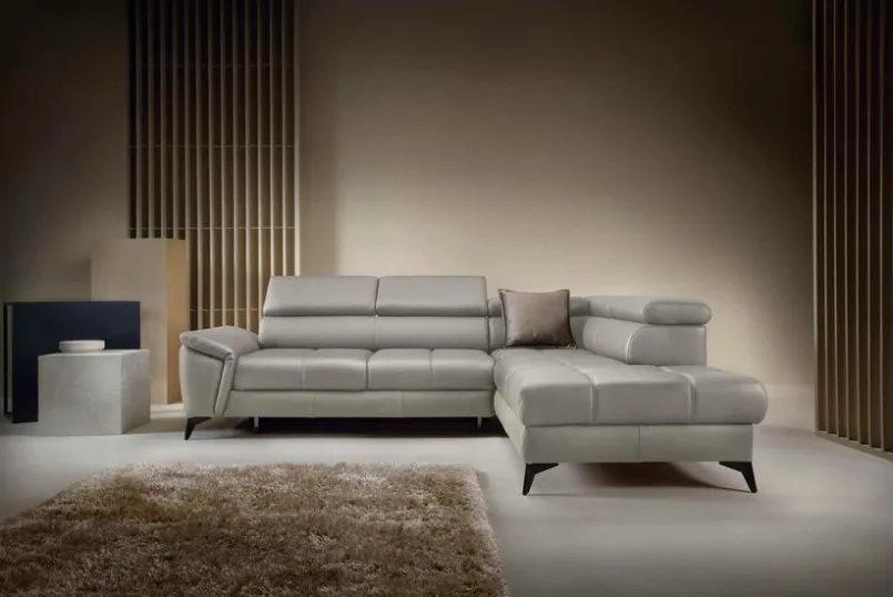 Schlafsofas|Schlafsofas| Ecksofa Mocca Grau