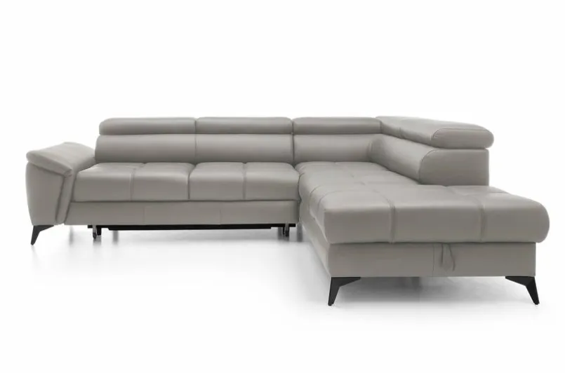 Schlafsofas|Schlafsofas| Ecksofa Mocca Grau