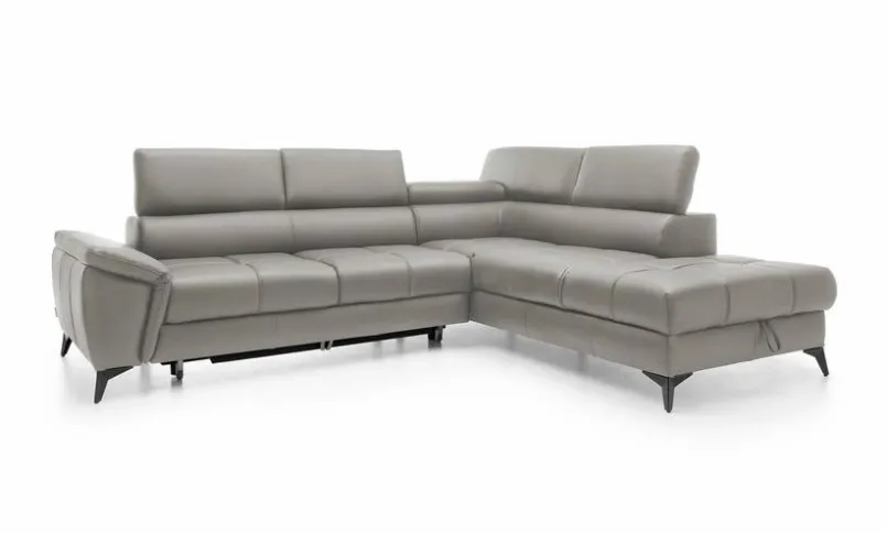 Schlafsofas|Schlafsofas| Ecksofa Mocca Grau