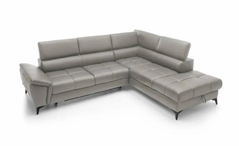 Schlafsofas|Schlafsofas| Ecksofa Mocca Grau