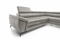 Schlafsofas|Schlafsofas| Ecksofa Mocca Grau