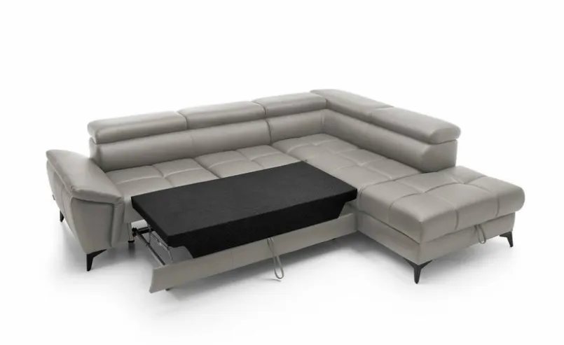 Schlafsofas|Schlafsofas| Ecksofa Mocca Grau