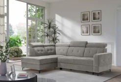 Exxpo by Gala Schlafsofas|Schlafsofas-Ecksofa Monte Cappuccino