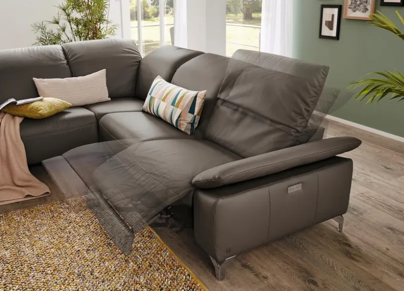 Sofas & Couches|Musterring Ecksofa MR 370 Grey