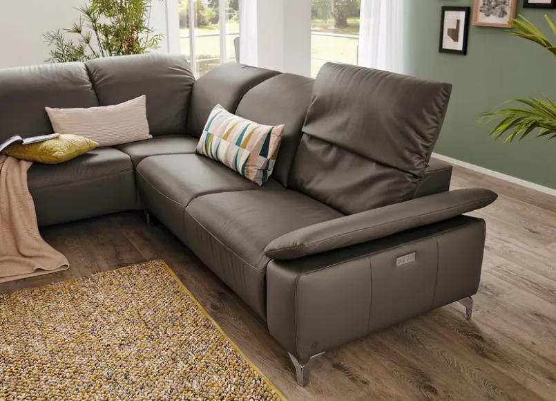 Sofas & Couches|Musterring Ecksofa MR 370 Grey