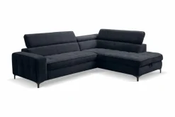 Schlafsofas|Schlafsofas| Ecksofa Nala Schwarz