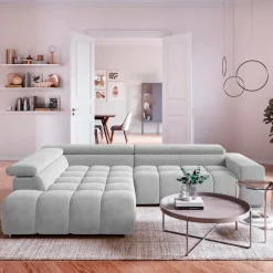 COTTA Sofas & Couches-Ecksofa Orion Light Grey