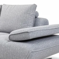 Sofas & Couches-Ecksofa Pratola Hellgrau