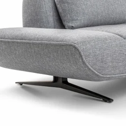 Sofas & Couches-Ecksofa Pratola Hellgrau