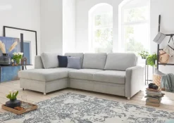 ComfortPlan Schlafsofas|Schlafsofas-Ecksofa Puzzle Silver
