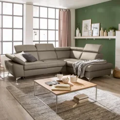Schlafsofas|Schlafsofas-Ecksofa Rio Schlamm