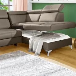 Schlafsofas|Schlafsofas-Ecksofa Rio Schlamm