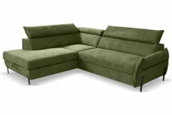 Schlafsofas|Schlafsofas| Ecksofa Romeo Grün