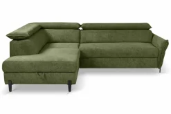 Schlafsofas|Schlafsofas| Ecksofa Romeo Grün