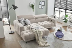set one by Musterring Sofas & Couches-Ecksofa Rosario Silk Grey