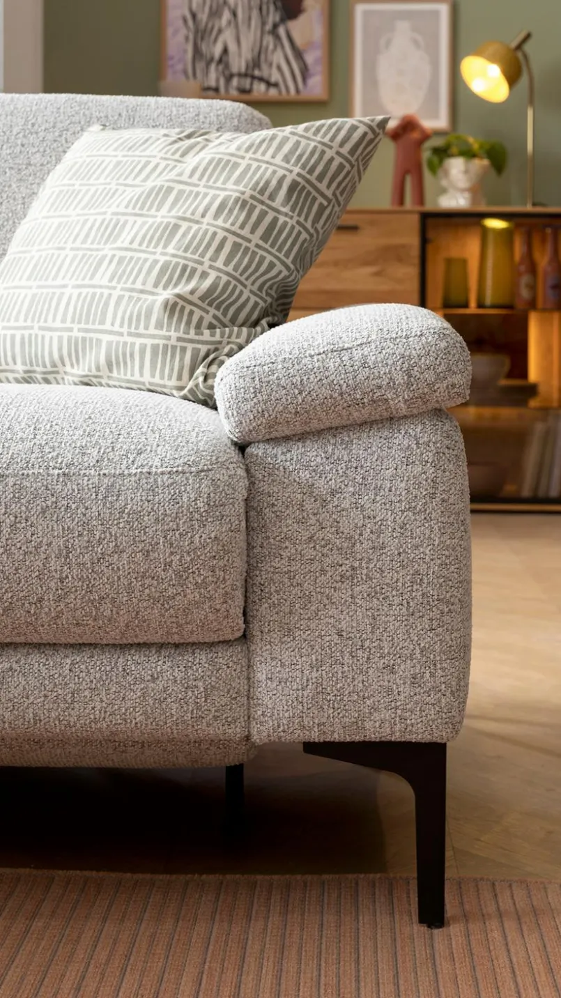CASEDO Sofas & Couches-Ecksofa Sagunto Light Grey