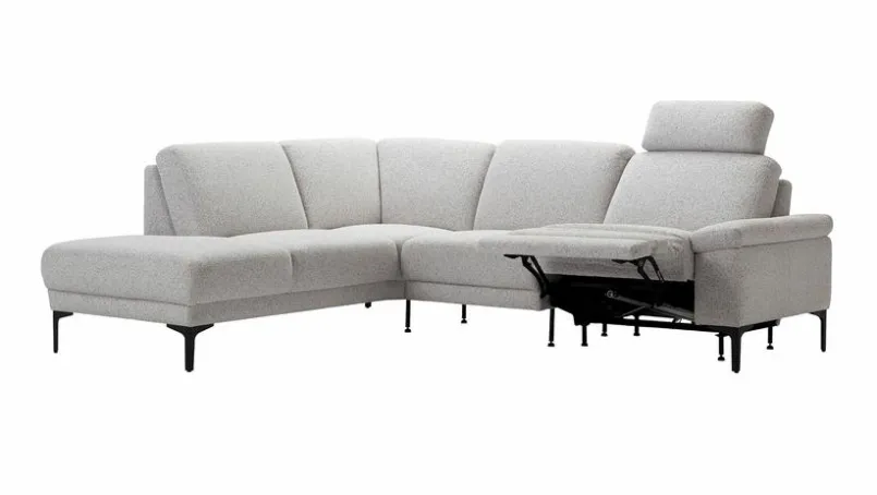 CASEDO Sofas & Couches-Ecksofa Sagunto Light Grey