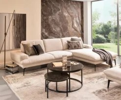 himolla Sofas & Couches-Ecksofa Seefeld Naturel