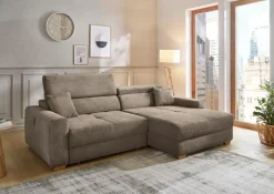 Schlafsofas|Schlafsofas| Ecksofa Slider Taupe