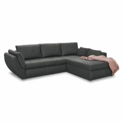 Schlafsofas|Schlafsofas-Ecksofa Taifun Dunkelgrau