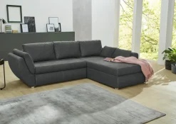 Schlafsofas|Schlafsofas-Ecksofa Taifun Dunkelgrau